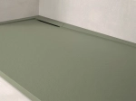 Bac douche italienne design, avec évacuation d'eau en angle, Largeur 110 à 200 x l. 70 à 90 cm, anti glissant, fabrication sur mesure, LIVRAISON OFFERT